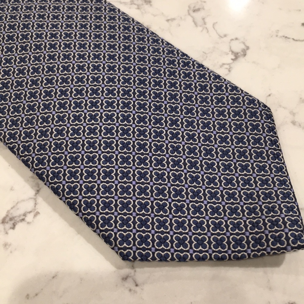 Brooks Brothers Tie Navy/Light Blue/Off-White